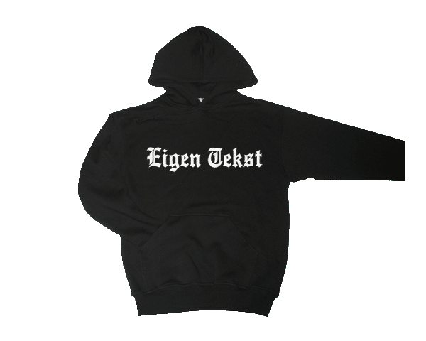 Hooded Sweater Eigen Tekst
